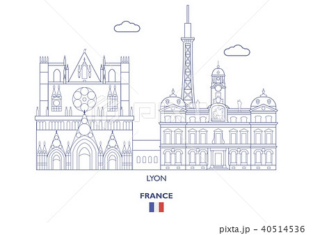 Lyon City Skyline, France 40514536