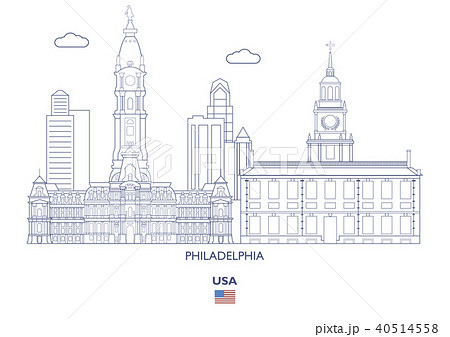 Philadelphia City Skyline, USA Philadelphia City Skyline, USA 40514558