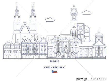 Prague City Skyline, Czech Republic Prague City Skyline, Czech Republic 40514559