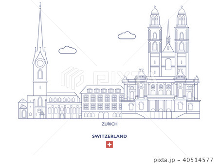 Zurich City Skyline, Switzerland 40514577