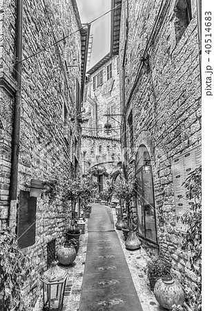 Scenic streets of Assisi, Umbria, Italy Scenic streets of Assisi, Umbria, Italy 40514683
