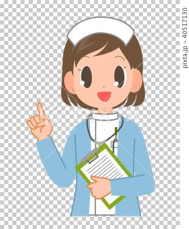 看護師・指差し 40517130