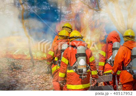 Firefighters team 40517952