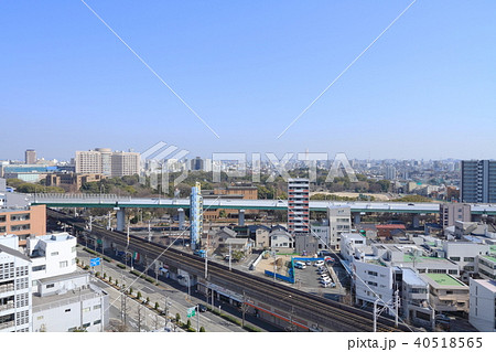 名古屋都市風景　鶴舞 40518565