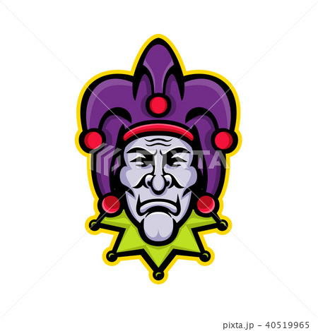 Jester Head Mascot 40519965