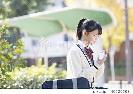 勉強をする女子校生 40520508