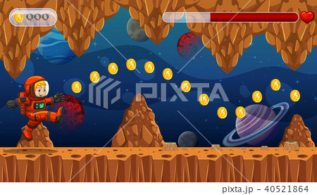 Astronaut on the Space Game 40521864