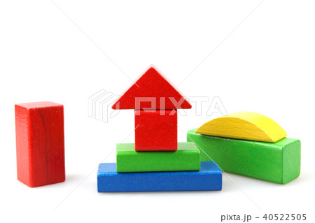 building blocks isolated on white background building blocks isolated on white background 40522505