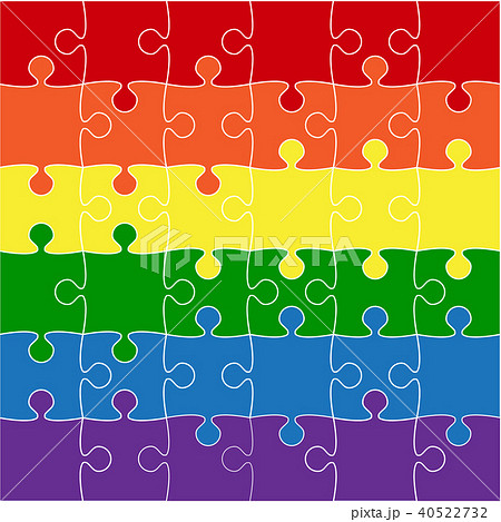 LGBT Flag. LGBT Puzzle Symbol. Pride LGBT. 40522732