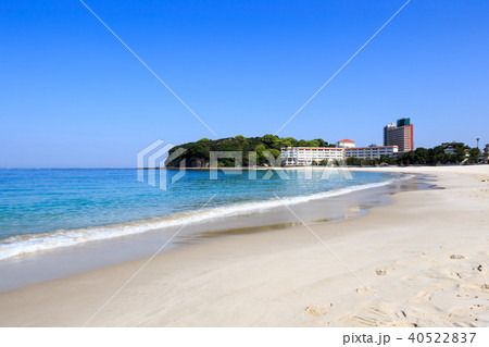 早朝の白良浜　和歌山県 40522837