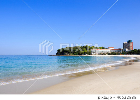 早朝の白良浜　和歌山県 40522838