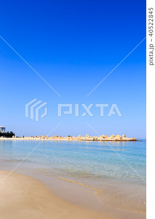 早朝の白良浜　和歌山県 40522845