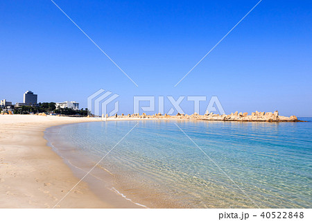 早朝の白良浜　和歌山県 40522848