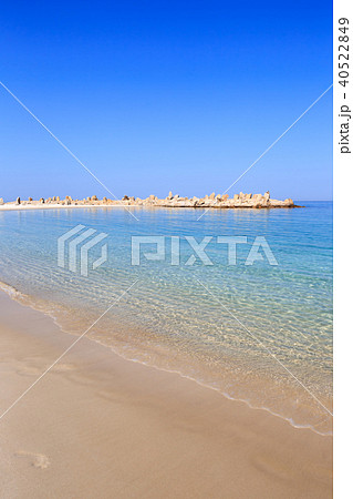 早朝の白良浜　和歌山県 40522849