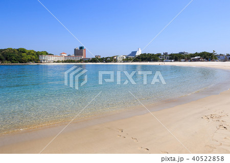 早朝の白良浜　和歌山県 40522858