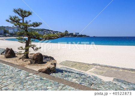 早朝の白良浜　和歌山県 40522873