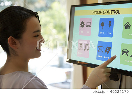 スマートホーム　女性 40524179
