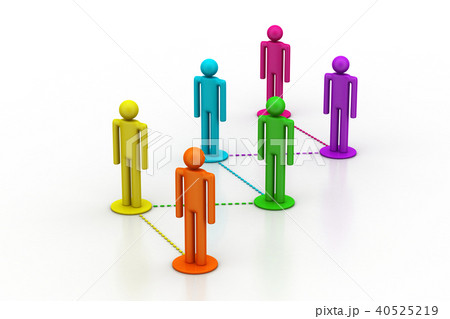 Social network concept 40525219