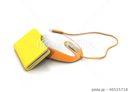 mouse with file folder 40525719