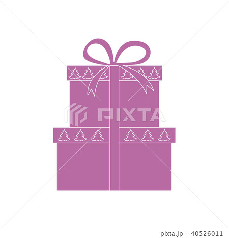 gift boxes decorated Christmas trees gift boxes decorated Christmas trees 40526011