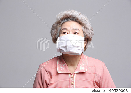 高齢者 老人 白髪 40529008