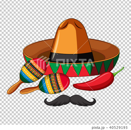 Mexican Element on Transparent Background 40529193