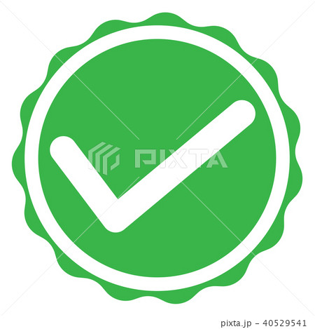 green tick mark icon on white background. green ti green tick mark icon on white background. green ti 40529541
