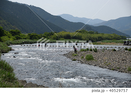 鮎漁解禁日の風景 40529757