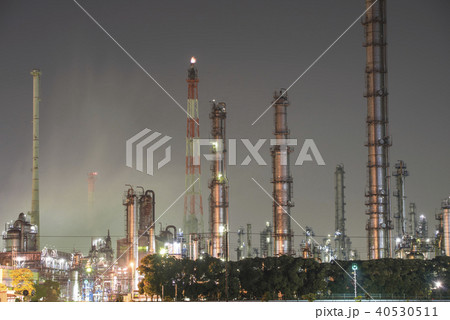 【京葉工業地域　工場夜景】 40530511