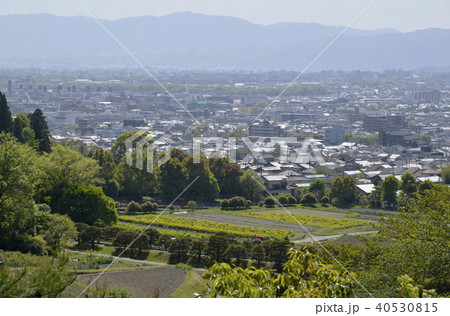 修学院離宮　上離宮からの風景 40530815