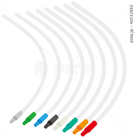 医療機器 吸引カテーテルのイラスト素材