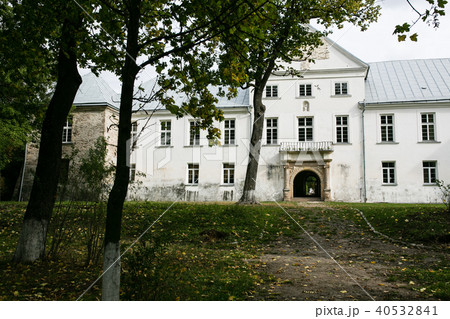 Entrance to monastery on Jazlowiec Castle ruins 40532841