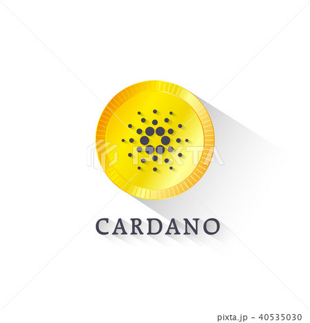 Cardano Crypto Currency with Yellow Coin 40535030