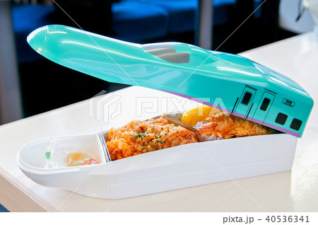 Japanese Ekiben Train station bento Shinkansen box Japanese Ekiben Train station bento Shinkansen box 40536341