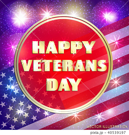 Colorful illustration for Happy Veterans day. 40539197