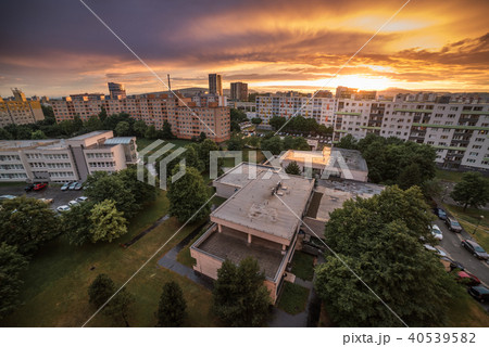 Sunset over Suburb 40539582