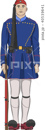 Vector. The soldier evzone. 40539641