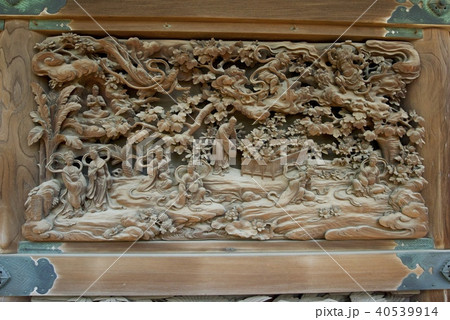 柴又帝釈天の法華経説話彫刻 40539914