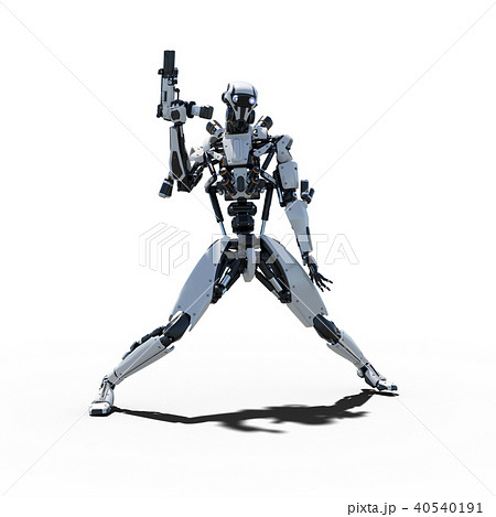 人型ロボット perming3DCGイラスト素材 人型ロボット perming3DCGイラスト素材 40540191
