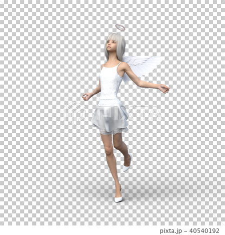 かわいい天使 フェアリー 妖精 perming3DCGイラスト素材 かわいい天使 フェアリー 妖精 perming3DCGイラスト素材 40540192