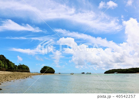 沖縄県 石垣島 青空の川平湾 沖縄県 石垣島 青空の川平湾 40542257