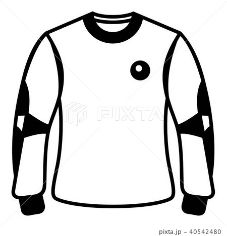 Shirt goalkeeper icon, simple black style Shirt goalkeeper icon, simple black style 40542480