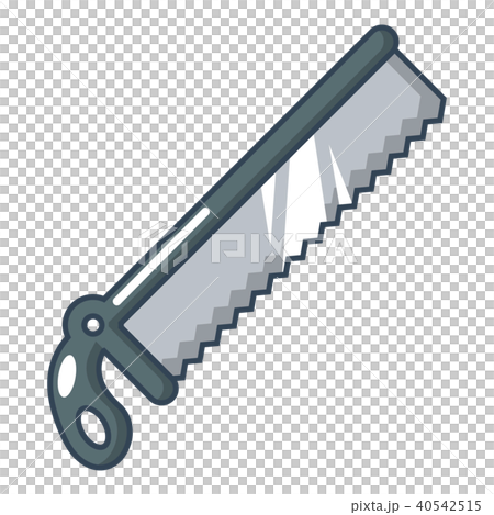 Medical saw icon, cartoon style. 40542515