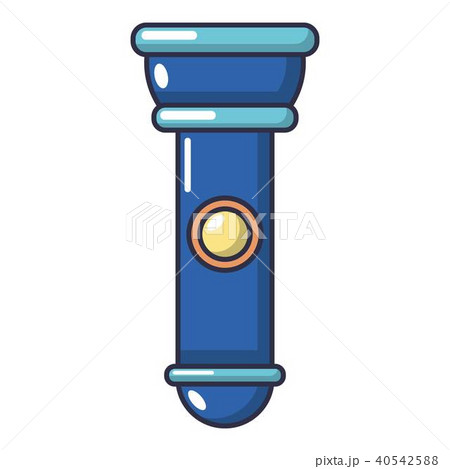Flashlight icon, cartoon style 40542588