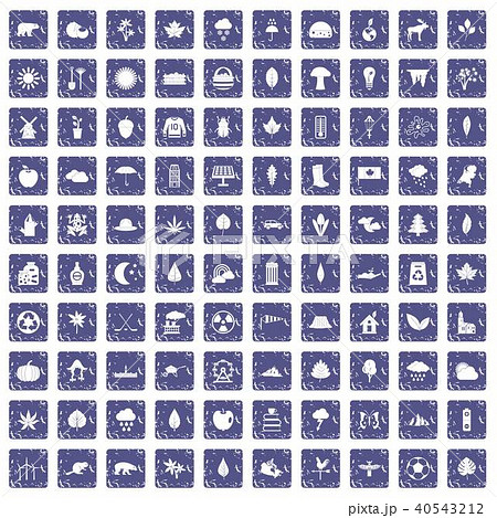 100 leaf icons set grunge sapphire 100 leaf icons set grunge sapphire 40543212
