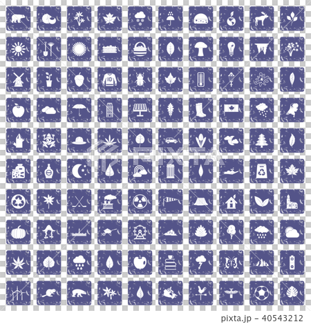 100 leaf icons set grunge sapphire 100 leaf icons set grunge sapphire 40543212