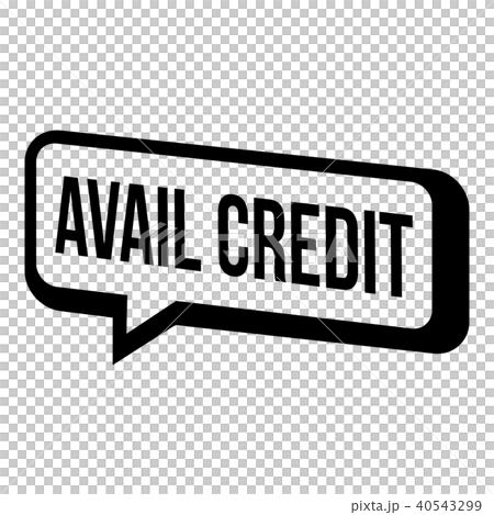 Avail credit icon, simple style. - Stock Illustration [40543299] - PIXTA