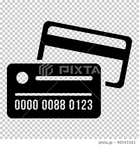 Credit card icon, simple style. 40543381