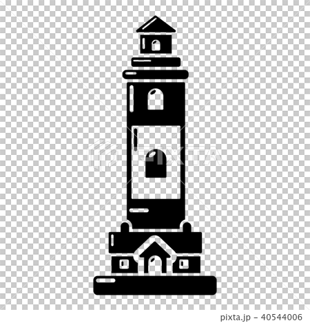 Lighthouse icon, simple black style Lighthouse icon, simple black style 40544006