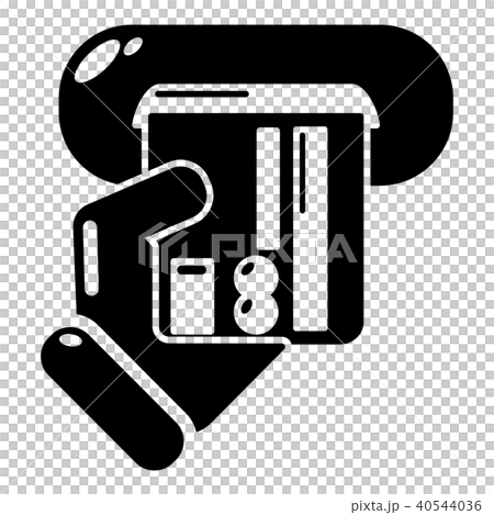 Inserting credit card icon, simple black style 40544036